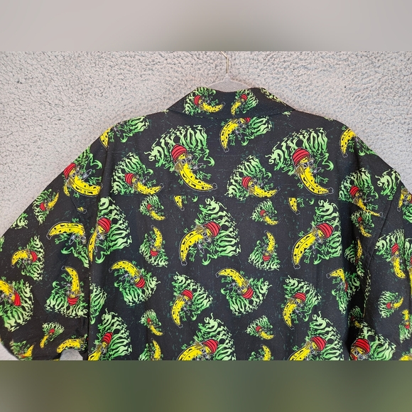 Fortunate Youth By Dixxon Mens Party Shirt Sz 4XL regae Banana Spring Summer - Picture 11 of 16